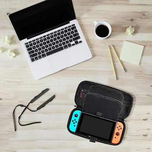 USonline911 Large Capacity Case Carrying Cases Compatible for Nintendo Switch with 20 Game Cartridges, Hard Shell Travel Bag Protective Portable Carry Case in Saudi Arabia