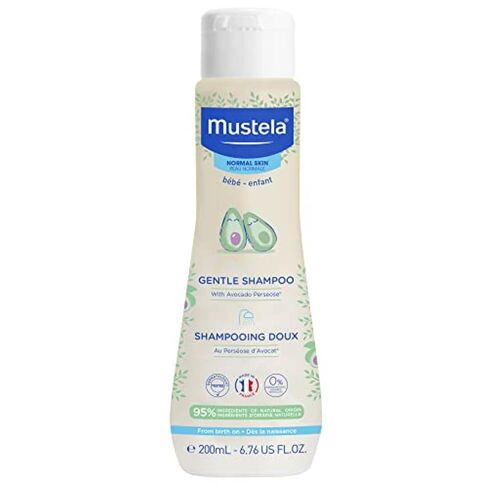Mustela Baby Gentle Shampoo with Natural Avocado - Hair Care for Kids of all Ages & Hair Types - Tear-Free & Biodegradable Formula - Various Sizes - 1 or 2-Pack in Kuwait