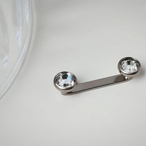 Titanium F136 Surface Piercing Staple Piercings 5mm Tops CZ, 14 Gauge Staple Surface 10/12/14mm Bar in Saudi Arabia
