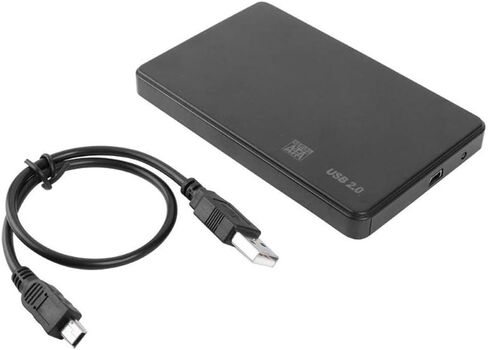 Hard Drive Enclosure, External Storage Enclosure for USB 3.0/2.0 SATA 2.5 Inch Mobile HDD, SATA HDD/SSD Computer Accessories Enclosure Adapter in Saudi Arabia