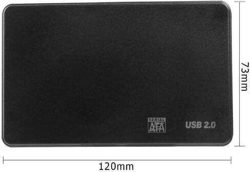 Hard Drive Enclosure, External Storage Enclosure for USB 3.0/2.0 SATA 2.5 Inch Mobile HDD, SATA HDD/SSD Computer Accessories Enclosure Adapter in Saudi Arabia