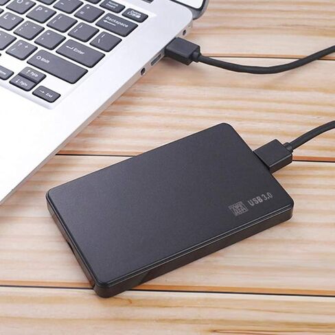 Hard Drive Enclosure, External Storage Enclosure for USB 3.0/2.0 SATA 2.5 Inch Mobile HDD, SATA HDD/SSD Computer Accessories Enclosure Adapter in Saudi Arabia