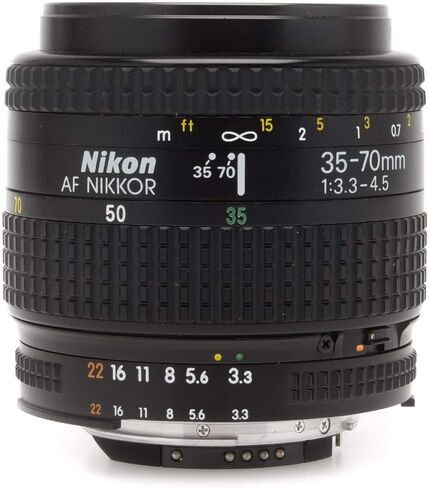 عدسة نيكون نيكور 35-70 ملم f/3.3-4.5 مع التركيز التلقائي لكاميرات نيكون SLR DSLR بتركيب F FX (متجددة) in Kuwait