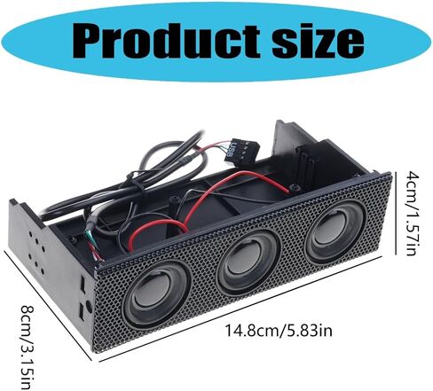 Front Panel Media Dashboard PC Speaker Stereo Surround Computer for Case Built i in Saudi Arabia