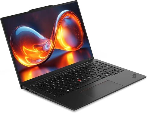 لاب توب لينوفو ثينك باد X1 كاربون الجيل 12، انتل الترا 7-155U، ذاكرة الوصول العشوائي LPDDR5x سعة 32 جيجا، 2 تيرابايت PCIe SSD، شاشة WUXGA 14 بوصة (1920x1200)، رسومات مدمجة، لوحة مفاتيح بإضاءة خلفية، قارئ FP، W11 Pro، Eclipse Black in Kuwait