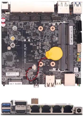 جهاز جدار الحماية، معالج Pentium 6405U Mini PC، i226V x 4 2.5GbE LAN، 2 Core و4 Thread، DDR4-2133/2140، فتحة M.2 WiFi، 1*M.2 2280،2*SATA3.0 (بدون ذاكرة وصول عشوائي ولا SSD) in Saudi Arabia