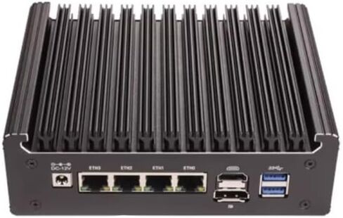 Firewall Hardware Appliance Inter Processor N150 Mini PC, 4*i226V 2.5GbE LAN, 4 Core and 4 Thread,1*M.2 2280,2*SATA3.0,2*USB2.0,2*USB3.0,1*DDR4 2400-3200MHz(NO RAM NO SSD) in Saudi Arabia