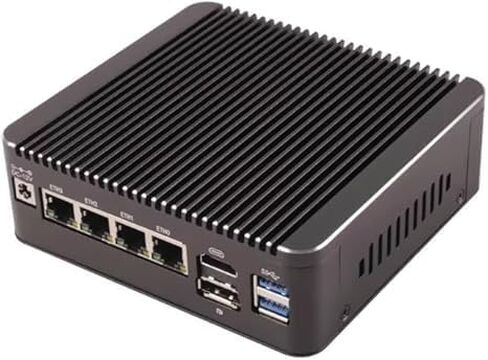 Firewall Hardware Appliance Inter Processor N150 Mini PC, 4*i226V 2.5GbE LAN, 4 Core and 4 Thread,2*USB2.0,2*USB3.0,1*M.2 2280,2*SATA3.0,DDR4 2400-3200MHz(NO RAM NO SSD) in Saudi Arabia