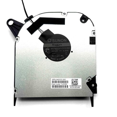 وحدة المعالجة المركزية الجديدة من BestParts + مروحة تبريد وحدة معالجة الرسومات البديلة لـ HP Omen 16-U، 16-u1000، 16-u1xxx 16t-u1xxx، P/N: SPS-N43727-001 (ملاحظة: فقط لسلسلة الرسومات RTX 4060/4070) in Saudi Arabia