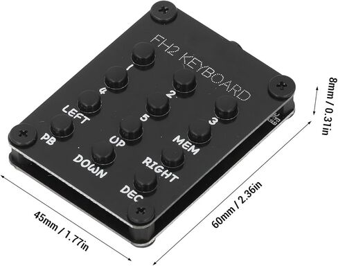 Hyuduo Voice Memory Keypad, Cursor Key, Widely Applicable, External Keypad for FH 2, with 5 Memory Channels, Compatible in Saudi Arabia