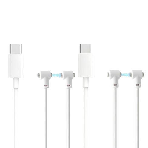 حزمة واحدة - كابل شحن مغناطيسي عالمي للمدلك، شاحن بديل لكابل شحن سريع USB-A مع منفذ شحن قابل للتعديل للمدلك الشخصي والورد وغيرها من الألعاب القابلة لإعادة الشحن (USB-A) in Kuwait