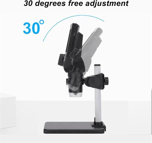 مجهر رقمي 10 ميجابكسل مع شاشة عرض LCD عالية الوضوح 4.3 بوصة كاميرا مجهر بواجهة USB لإصلاح إلكترونيات اللحام in Kuwait