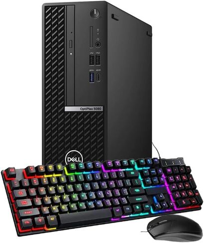 كمبيوتر مكتبي ديل اوبتيبليكس 5080 SFF، كور i5-10500، ذاكرة الوصول العشوائي 16 جيجا، 256 جيجا اس اس دي، ماوس، لوحة مفاتيح، ويندوز 11 برو (متجدد) in Kuwait
