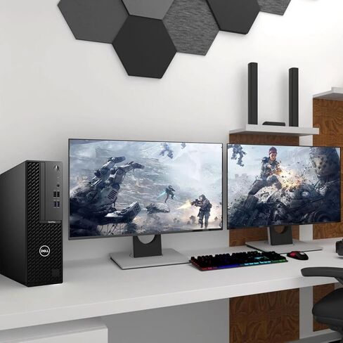 Dell OptiPlex Gaming Desktop PC SFF | Intel Core i5-10500 10th Gen | 16GB RAM | 512GB SSD | 24" Monitor | GeForce GT 1030 | WiFi | RGB Keyboard and Mouse | Gaming Computer | Windows 11 Pro (Renewed) in Saudi Arabia
