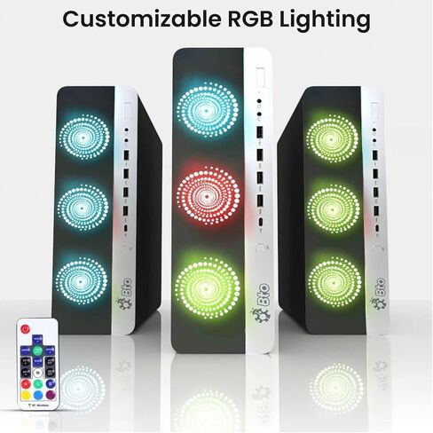 سطح المكتب BTO BX8G3 RGB للألعاب - Intel i7 الجيل السابع 3.60 جيجا هرتز - ذاكرة الوصول العشوائي DDR4 سعة 16 جيجابايت - SSD 512 جيجابايت - GeForce GTX 1050 Ti - لوحة مفاتيح وماوس RGB - WiFi - Windows 11 Pro - برج كمبيوتر الألعاب (متجدد) in Kuwait