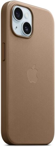 غطاء الحماية المنسوج لهاتف Apple iPhone 15 مع MagSafe - رمادي داكن - MT3C3ZM/A in Kuwait