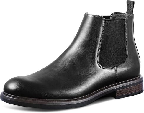 Men's Chelsea Slip-on Boots Casual Dress Ankle Bootie M02 in Saudi Arabia