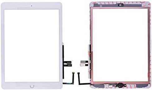 for iPad 6 Touch Screen Digitizer Glass Lens Replacement for A1893 A1954 iPad 6th Gen 9.7" USA (White + Home Button) in Saudi Arabia