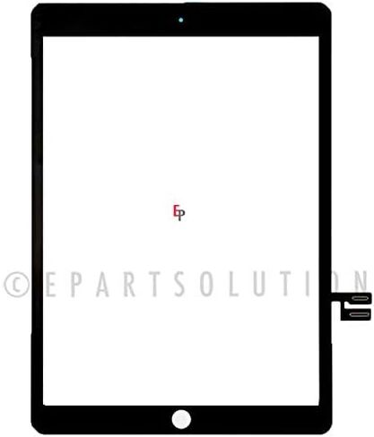 ePartSolution_ قطعة بديلة لجهاز iPad 7 2019 7th 10.2 بوصة A2197 A2198 A2200 عدسة زجاجية لشاشة اللمس الأمريكية (أبيض + زر الصفحة الرئيسية) in Kuwait