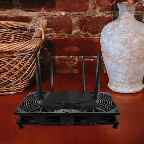 Uonlytech Dual USB Cooling Fans Speed Case Fan Compact Material for Routers Laptops and Desktops Efficient Heat Dissipation in Kuwait