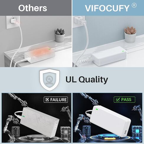 24V AC/DC Adapter Charger for Levoit Vital 200S LAP-V201S-WUS LAP-V201S-AUSR Smart True HEPA,for Levoit Air Purifier LAPV201SWUS LAPV201SAUSR 24VDC 2.7A Power Supply Cord Cable with UL Listed in Saudi Arabia