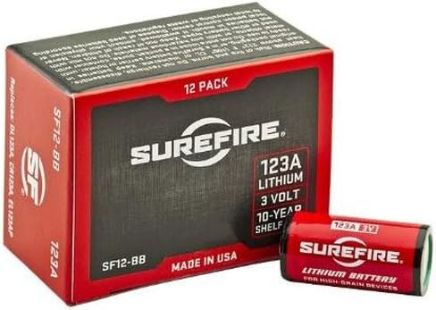 SureFire 6-Pack Premium 123A Batteries Lithium SF123A in Saudi Arabia