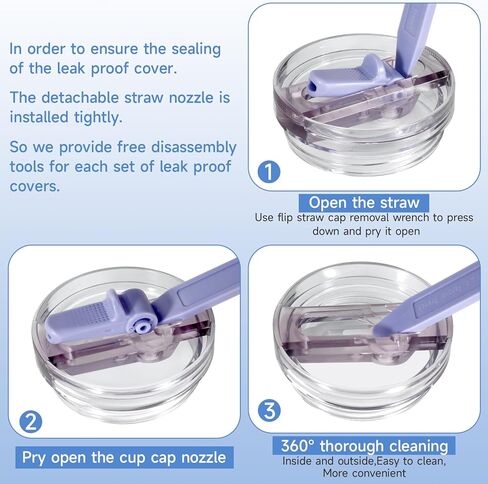 30oz Flip Straw Lid for Stanley Quencher H2.0 Tumbler, 2 Pack Leak Proof Lid Replacement No Spill Cover for Stanley Cup Accessories ProTour (Rose Quartz,Rose Quartz) in Saudi Arabia