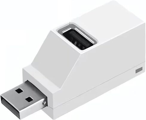 HUB Adapter Extender Mini Splitter Box, Multi Ports Hub 3-Port 2.0 Hub No External Power Supply for Desktop Laptop in Saudi Arabia