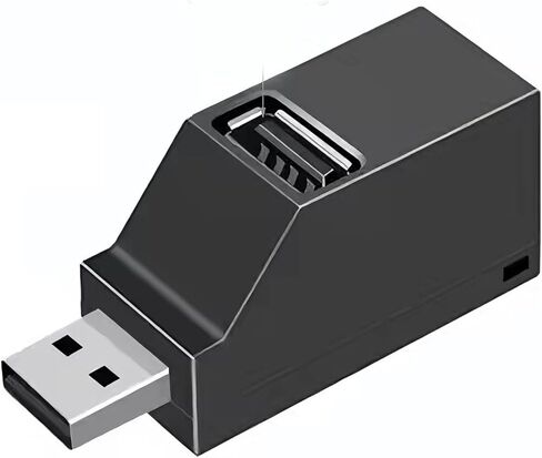 HUB Adapter Extender Mini Splitter Box, Multi Ports Hub 3-Port 2.0 Hub No External Power Supply for Desktop Laptop in Saudi Arabia