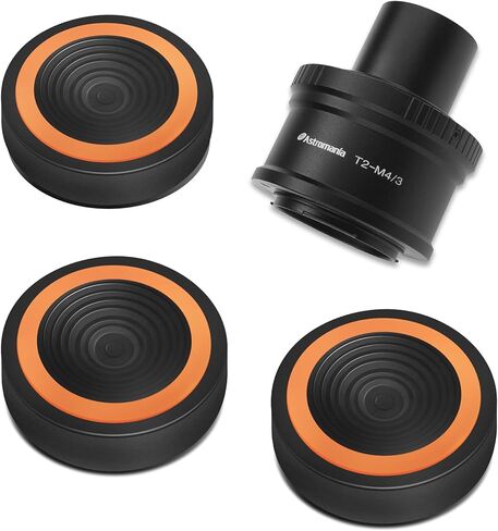 Astromania T T2 Mount and M42 to 1.25" Telescope Adapter - Bundle with - Anti-Vibration Suppression Pads in Saudi Arabia