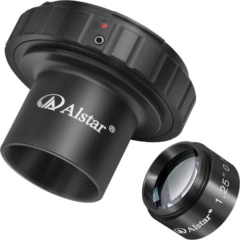 محول تلسكوب Alstar T-Ring وM42 إلى 1.25 بوصة - حزمة مع - مخفض 0.5X in Saudi Arabia