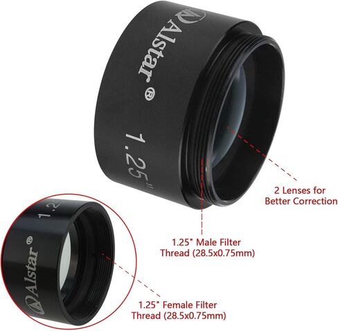 Alstar 1.25" Extendable Camera Adapter - Bundle with - 0.5X Reducer in Saudi Arabia