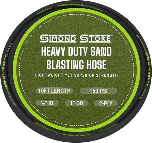 Abrasive Sandblast Hose 1/2" ID x 1" OD Blast Hose 50' Long Hose Sandblaster Hose Uncoupled in Kuwait