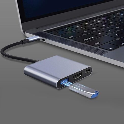 3-in-1 Type C Hub, Hd Adapter Cable USB C to USB, Pd Power Supply Hub Expansion Dock in Saudi Arabia