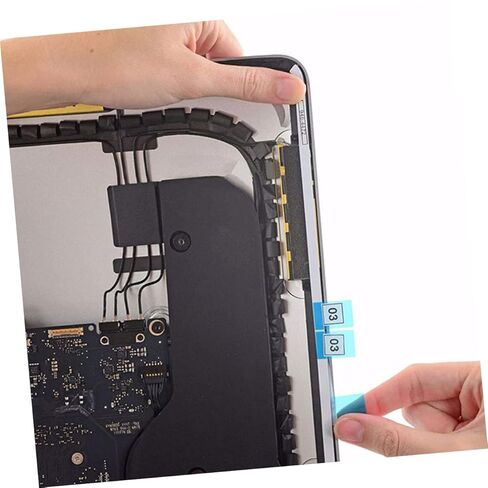 STOBOK 2 Sets LCD Panel Adhesive Tape with Opening Wheel Tool Kit for Easy Screen Repair Compatible with A1419 3M Quality for Mobile Devices and Laptops in Saudi Arabia