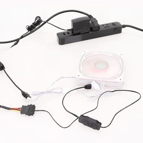 3Pin/4Pin Computer Motherboards Extension Cable RGBs Extension Adapter Cable ARGB Hubs Splitter Connectors for PC in Kuwait