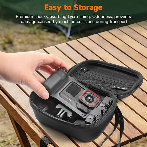 حقيبة حمل لجهاز Insta360 Ace Pro 2/ACE Pro Xplore Grip Pro Bundle حقيبة سفر صلبة ملحقات بطارية تخزين (فقط لجراب Xplore Grip Pro) in Kuwait