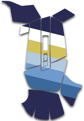 غلاف MightySkins متوافق مع Logitech G502 X Plus - خطوط رائعة | غطاء ملتف واقٍ ومتين وفريد ​​من نوعه من الفينيل | سهل التطبيق والإزالة وتغيير الأنماط | صنع في الولايات المتحدة الأمريكية in Kuwait