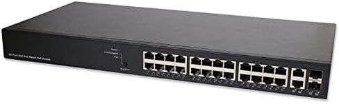 VX-GPF1626 24-Port GbE RJ45 + 2-Port GbE RJ45/SFP Web Smart+ GbE Managed PoE+ Switch in Saudi Arabia