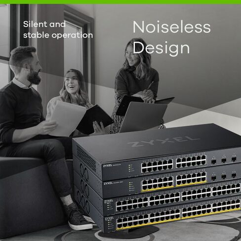 Zyxel محول جيجابت إيثرنت 24 منفذ | الإدارة الذكية | 375 واط بو + الميزانية | 4 فتحات 10G SFP+ | وضع السحابة الهجينة [XGS1935-28HP] in Kuwait