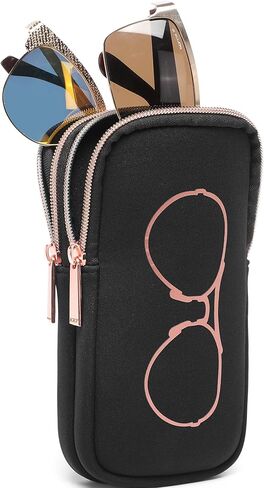 KKP Double Eyeglass Case | Sunglasses Cases with 2 Compartments in Saudi Arabia