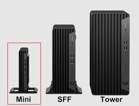 كمبيوتر سطح المكتب HP Elite Mini G9 Business (Intel 12-Core i7-12700T، 16GB DDR5 RAM، 512GB SSD، UHD Graphics 730)، MFF، 2x DisplayPorts، HDMI، USB-C، Ethernet، Wi-Fi 6E، Bluetooth 5.3، Win 11 Pro، أسود in Kuwait