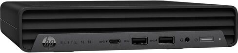 كمبيوتر سطح المكتب HP Elite Mini G9 Business (Intel 12-Core i7-12700T، 16GB DDR5 RAM، 512GB SSD، UHD Graphics 730)، MFF، 2x DisplayPorts، HDMI، USB-C، Ethernet، Wi-Fi 6E، Bluetooth 5.3، Win 11 Pro، أسود in Kuwait