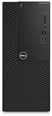 كمبيوتر مكتبي Dell OptiPlex 3050 Tower، كمبيوتر Windows 11 PRO، Intel Core i5-7500، ذاكرة وصول عشوائي 8 جيجابايت، SSD 256 جيجابايت، منفذ DisplayPort، لوحة مفاتيح وماوس (متجدد) in Kuwait