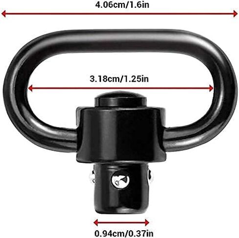 4 عبوات من حبال دوارة بحلقة 1.25 بوصة تدور على زر ضغط شديد التحمل in Kuwait