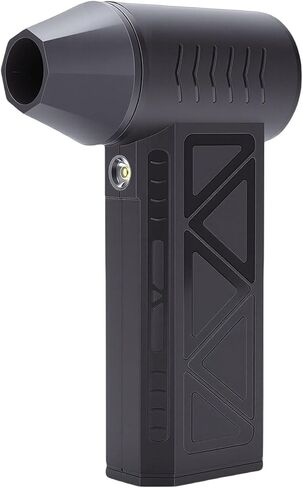 SUNGOOYUE Air Duster, 130000rpm Type C Rechargeable 3 Speed Adjustable Dust Blower with Brushless Motor LED Light, for Drying Snow Removal Cleaning Plant Care Pet Drying in Saudi Arabia