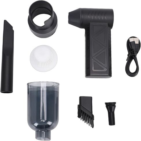 SUNGOOYUE Compressed Air Duster, 130000RPM Electric Air Blower with 3 Adjustable Speeds, 5000mAh Battery Cordless Dust Blower for Keyboard Computer Car Outdoor Cleaning in Saudi Arabia