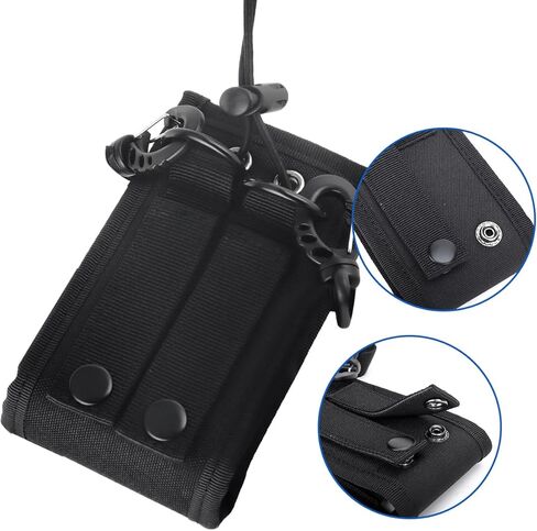 Radio Holster Molle Pouches Walkie Talkie Holder Compatible with Baofeng UV-5R AR-5RM UV-21R K5 Plus BF-F8HP PRO,Molle Radio Holder Pouch Case Adjustable Shoulder Strap in Kuwait