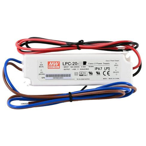 Mean Well LPC 20W 9-48V 350mA LED Driver LPC-20-350 in Kuwait