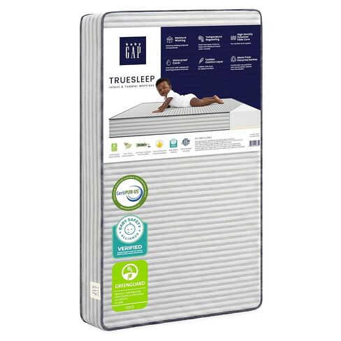 Gap babyGap TrueSleep Crib and Toddler Mattress - Waterproof - GREENGUARD Gold Certified – Temperature Regulating – Moisture Wicking in Saudi Arabia